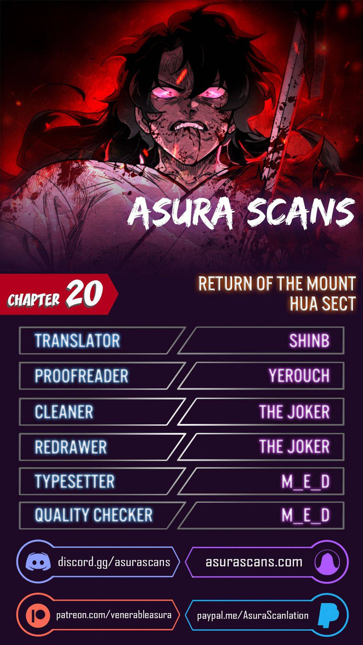 Return of the Mount Hua Sect Chapter 20 - Page 1