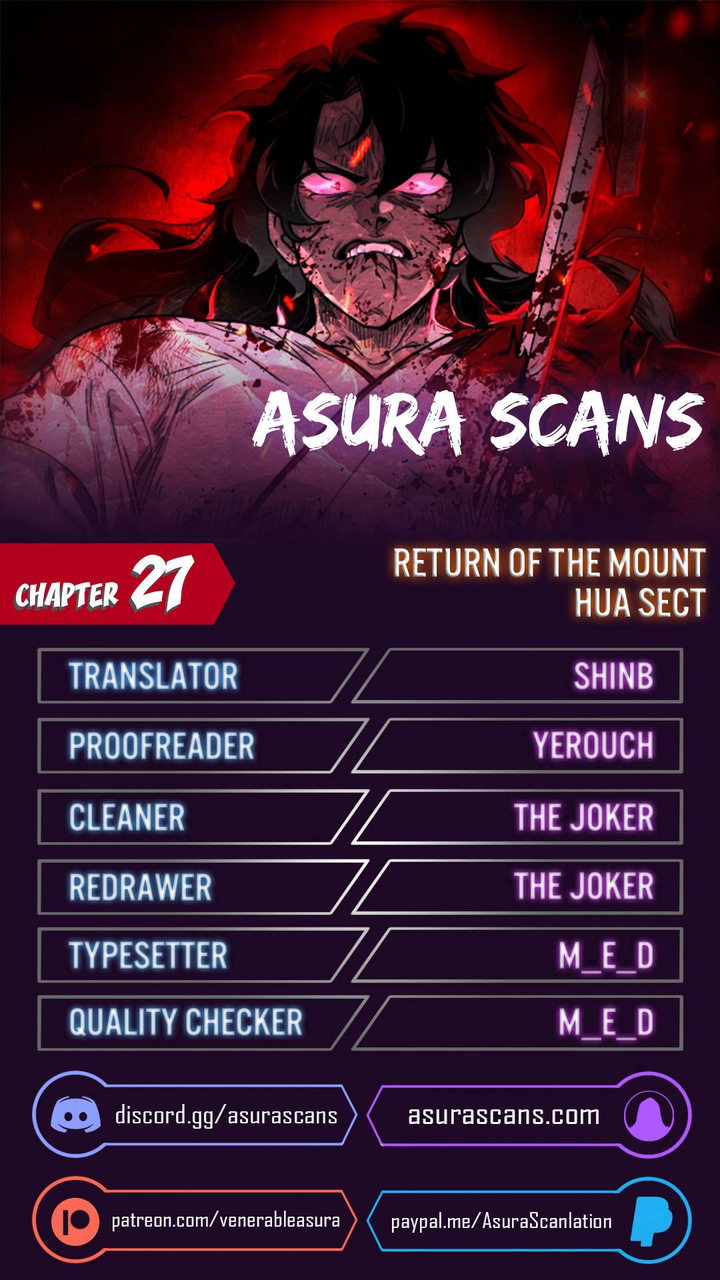 Return of the Mount Hua Sect Chapter 27 - Page 1