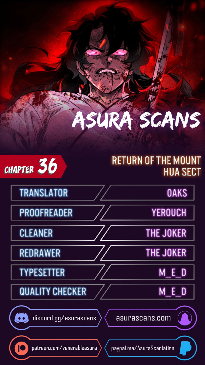 Return of the Mount Hua Sect Chapter 36 - Page 1