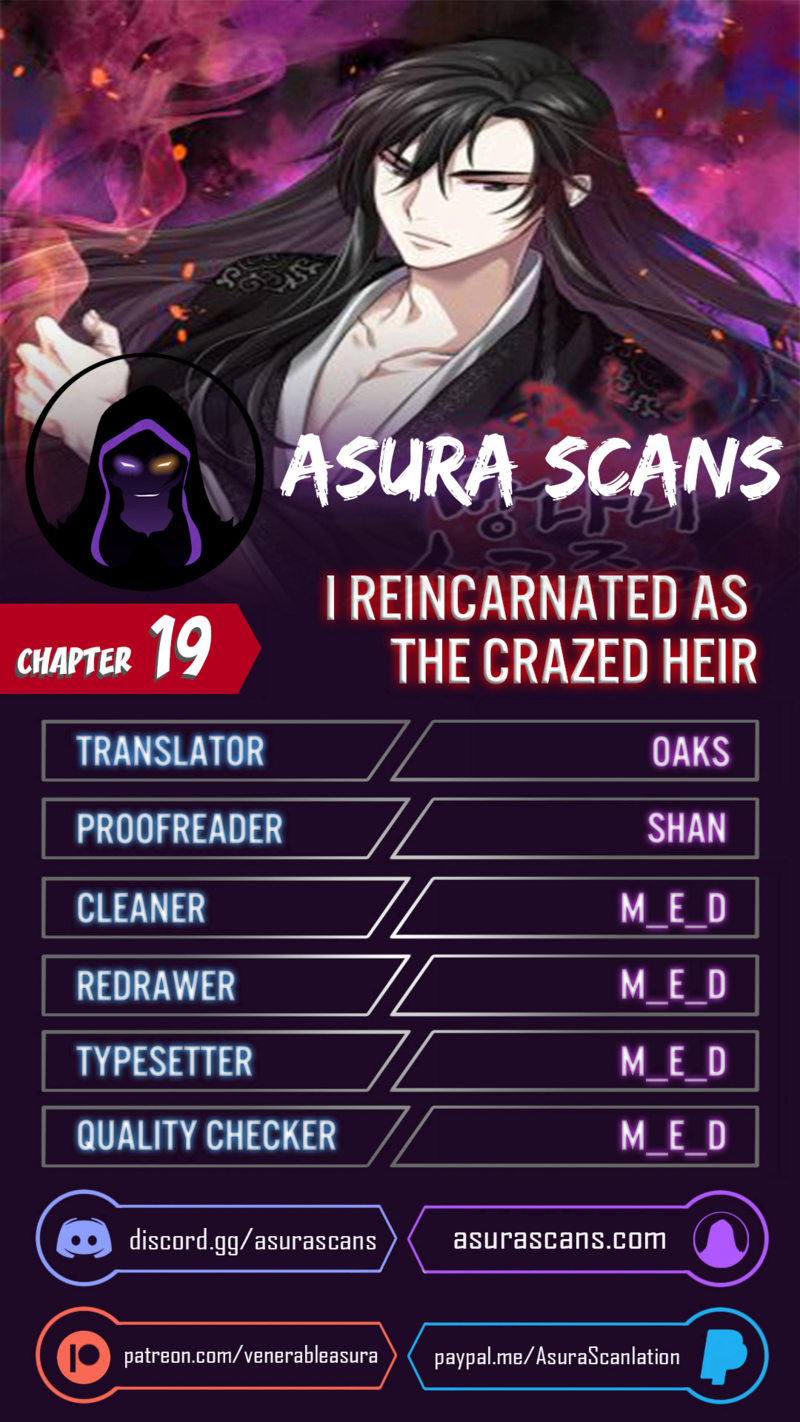 I Reincarnated As The Crazed Heir Chapter 19 - Page 1