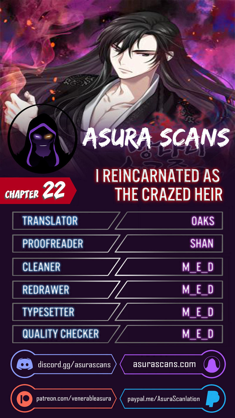 I Reincarnated As The Crazed Heir Chapter 22 - Page 1