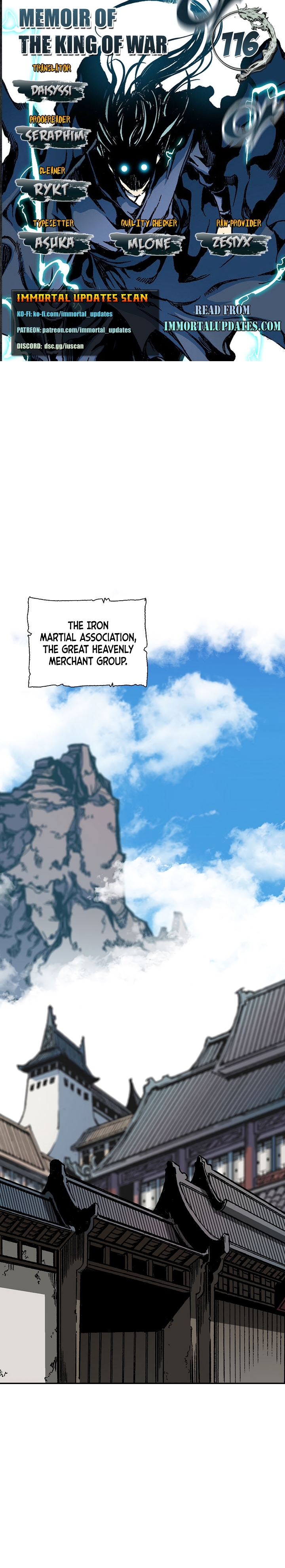 Memoir Of The God Of War Chapter 116 - Page 1