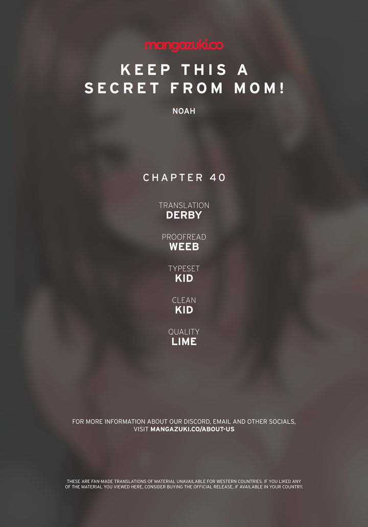 Keep it a secret from your mother! Chapter 40 - Page 1