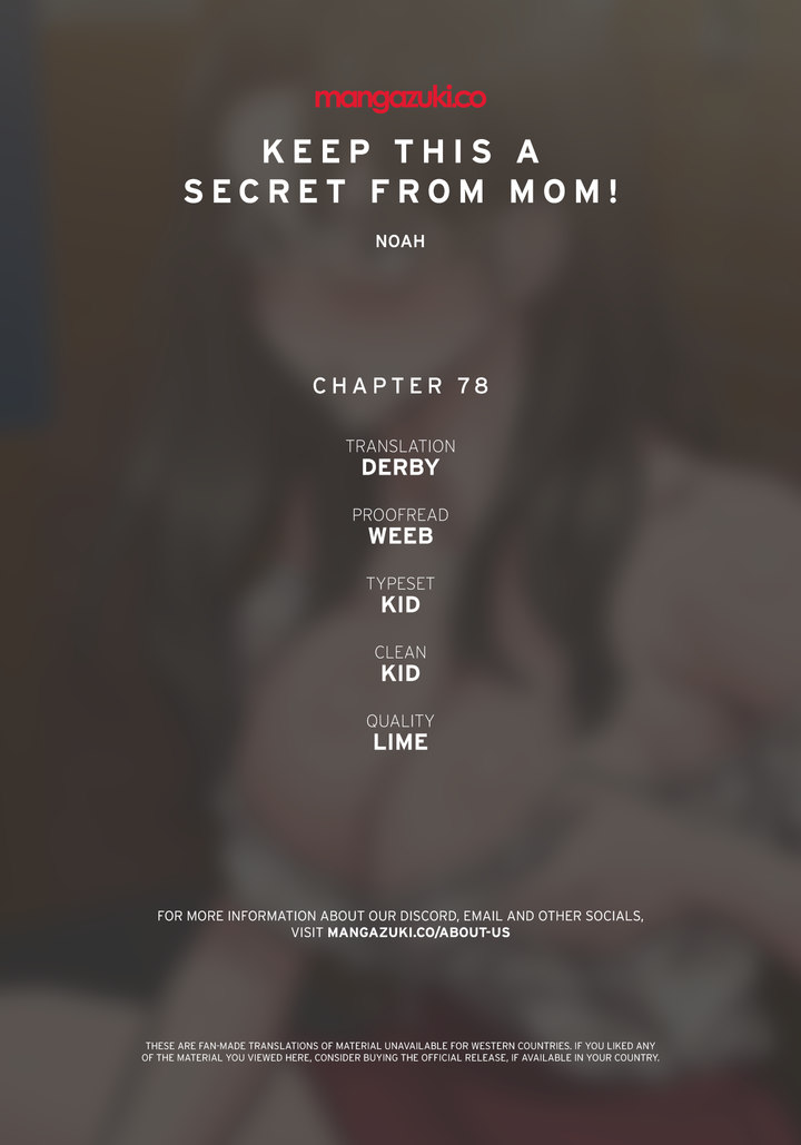 Keep it a secret from your mother! Chapter 78 - Page 1