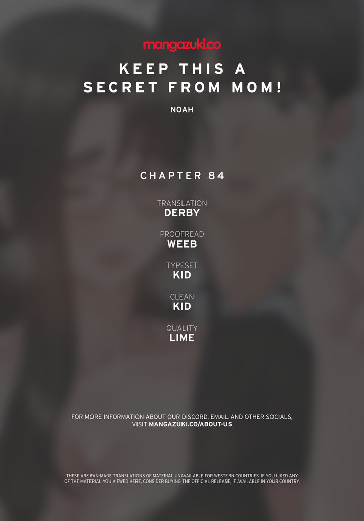 Keep it a secret from your mother! Chapter 84 - Page 1