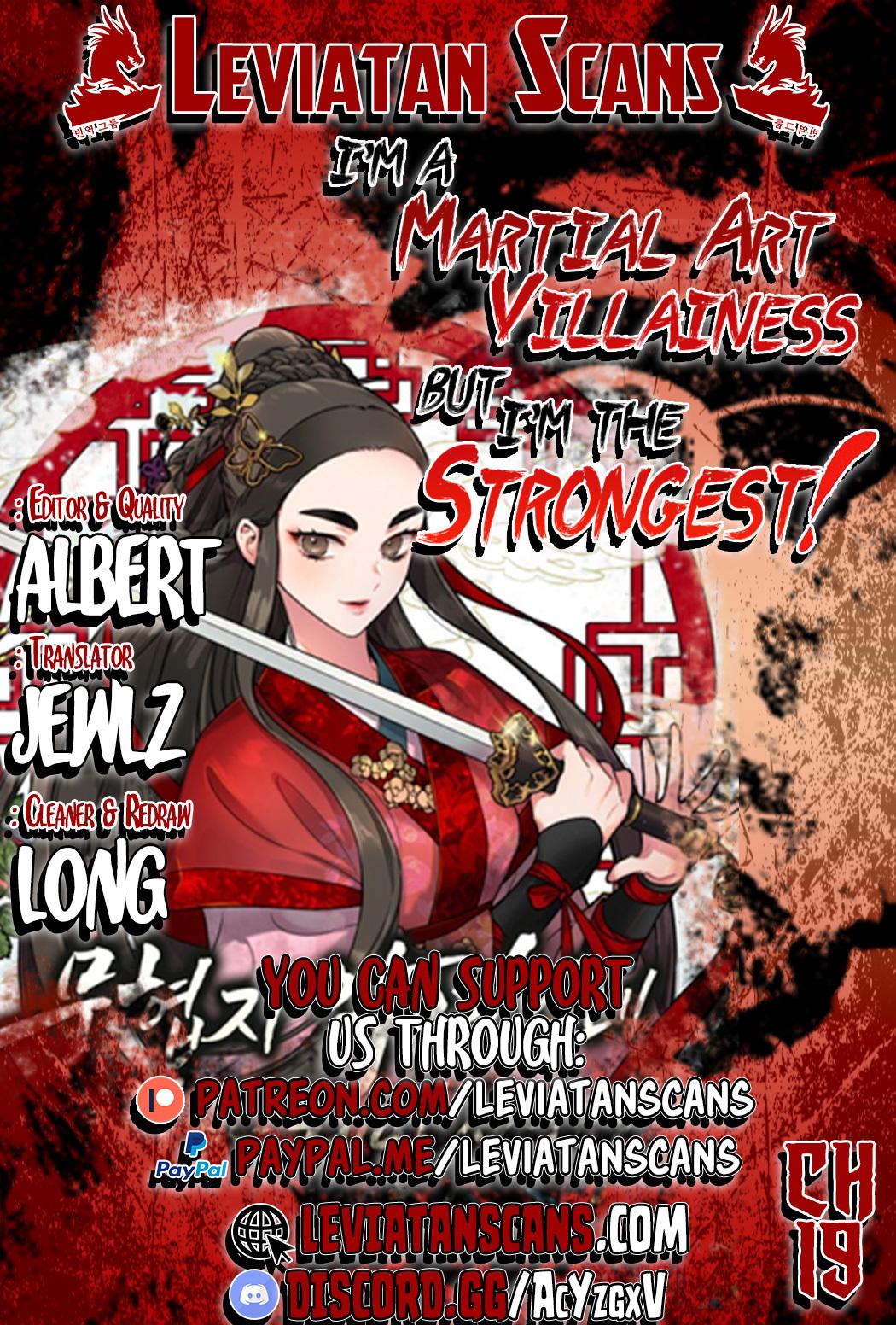 I’m a Martial Art Villainess but I’m the Strongest! Chapter 19 - Page 1