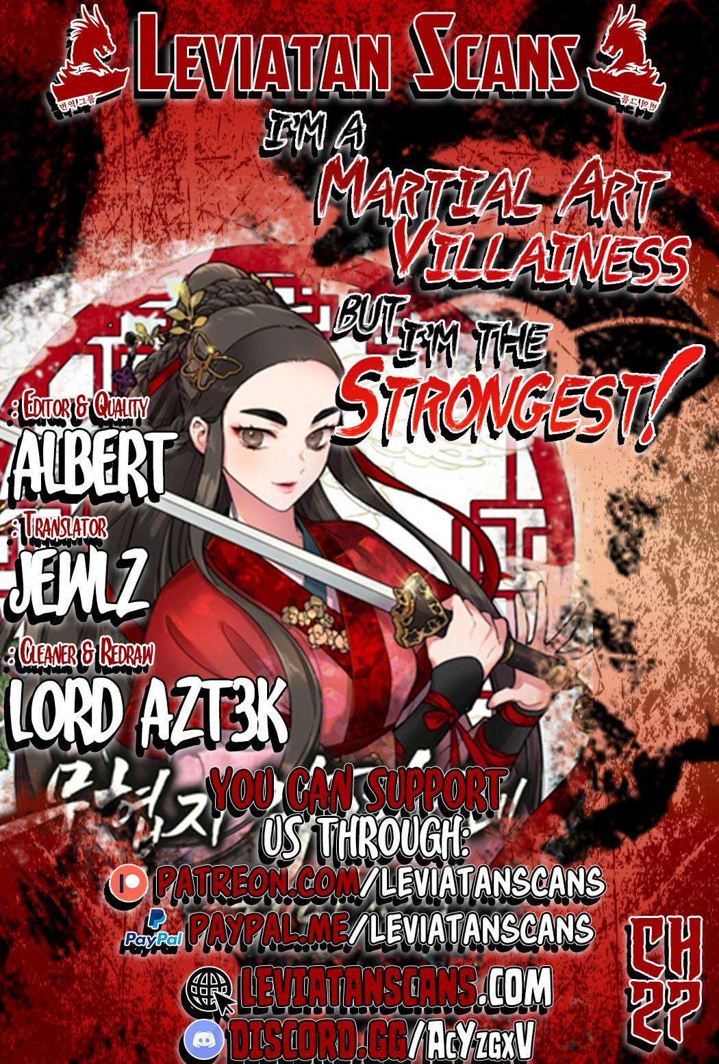 I’m a Martial Art Villainess but I’m the Strongest! Chapter 27 - Page 1