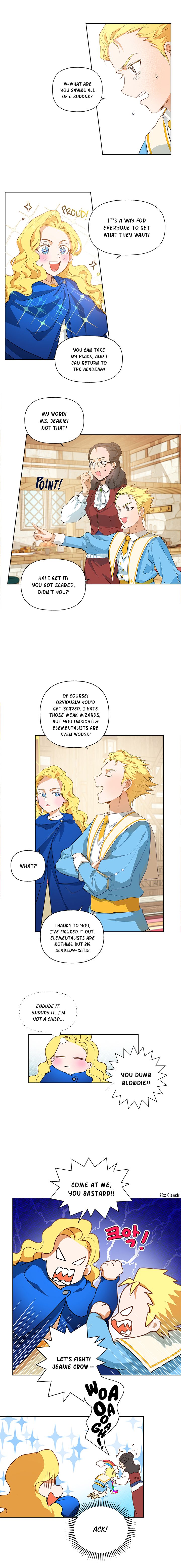 The Golden Haired Elementalist Chapter 24 - Page 8