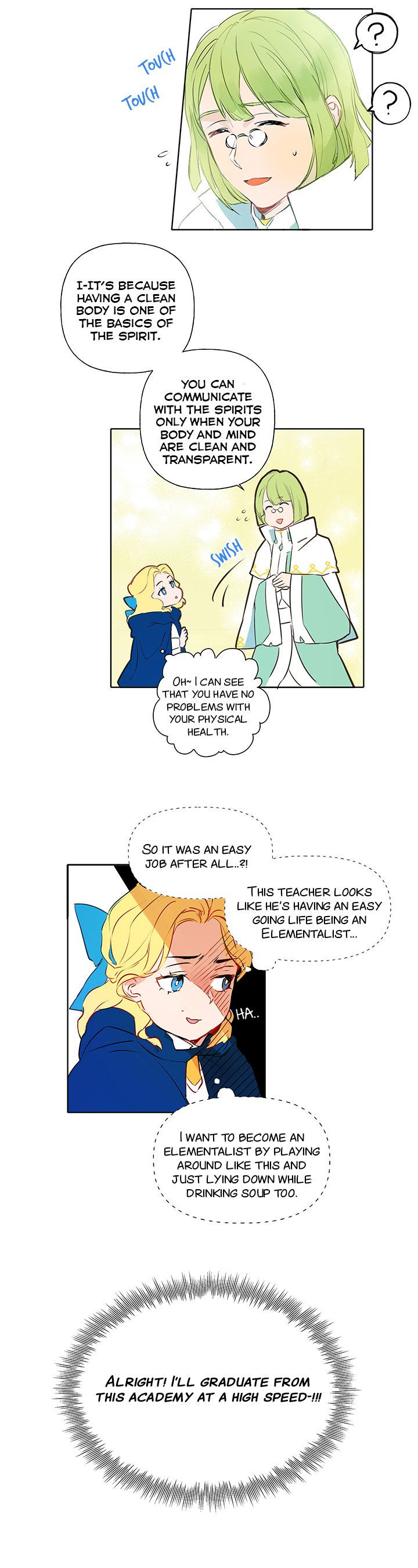 The Golden Haired Elementalist Chapter 3 - Page 18