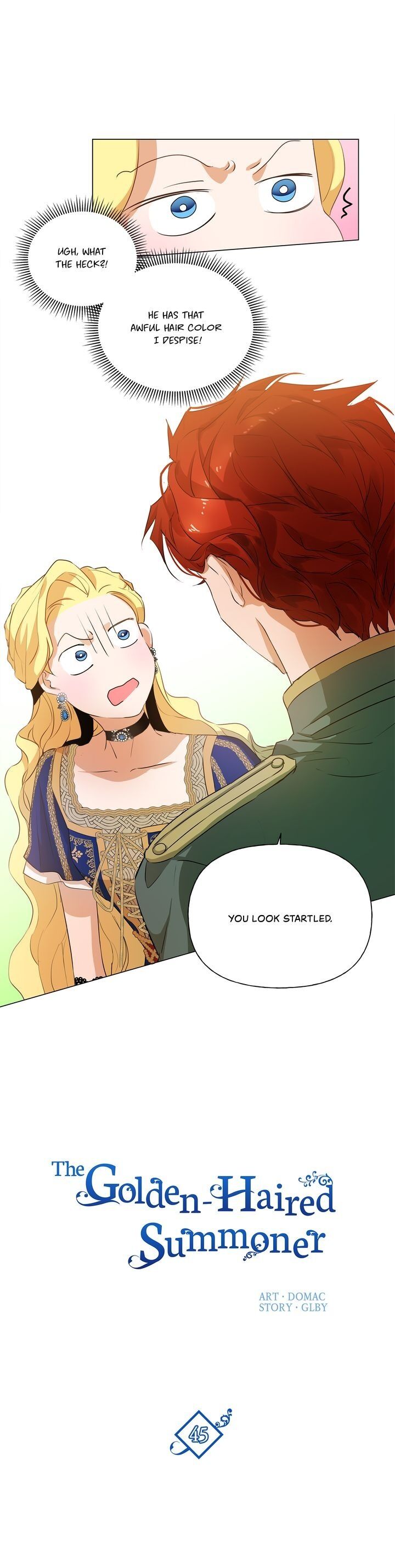 The Golden Haired Elementalist Chapter 45 - Page 1