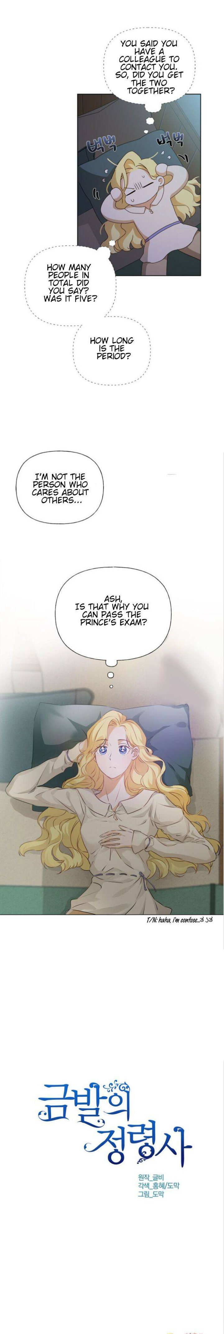 The Golden Haired Elementalist Chapter 63 - Page 9