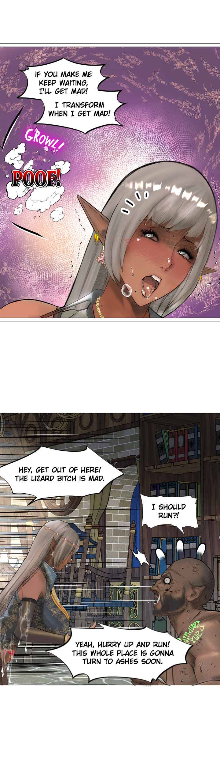 The DARK ELF QUEEN and the SLAVE ORC Chapter 20 - Page 29