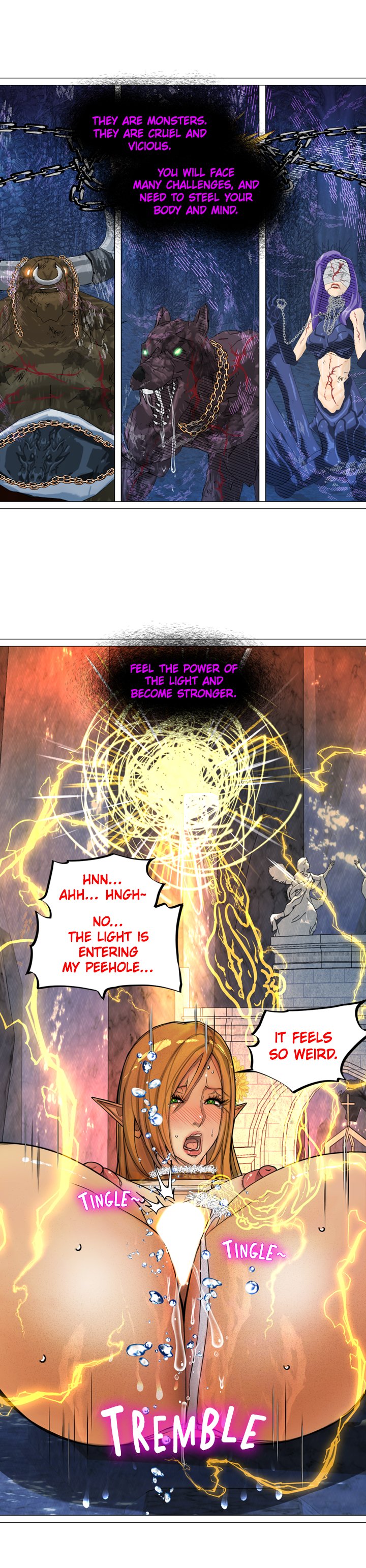 The DARK ELF QUEEN and the SLAVE ORC Chapter 9 - Page 14