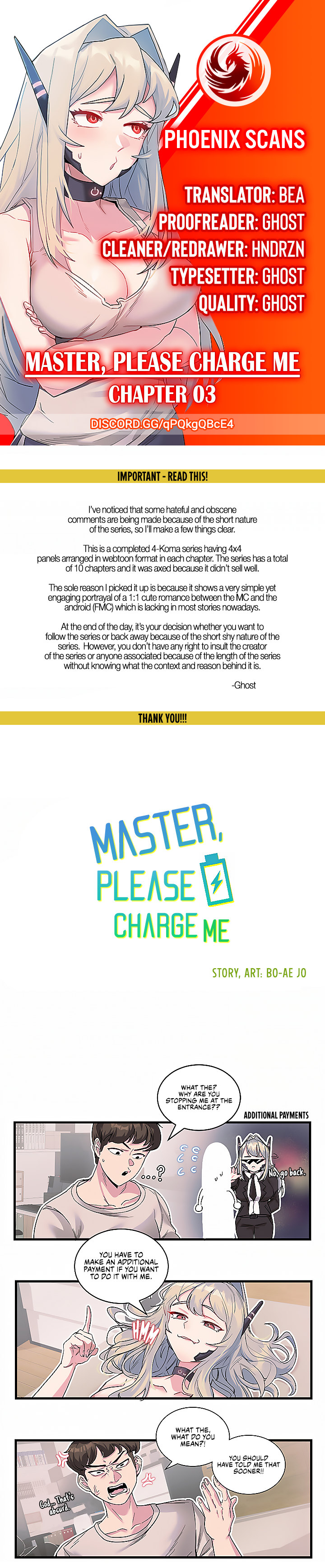 Master, Please Charge Me Chapter 3 - Page 1