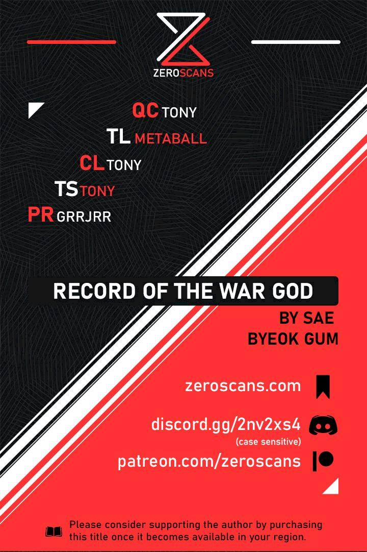 Record of the War God Chapter 1 - Page 1