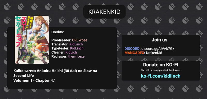 Kaiko sareta Ankoku Heishi (30-dai) no Slow na Second Life Chapter 4.1 - Page 2