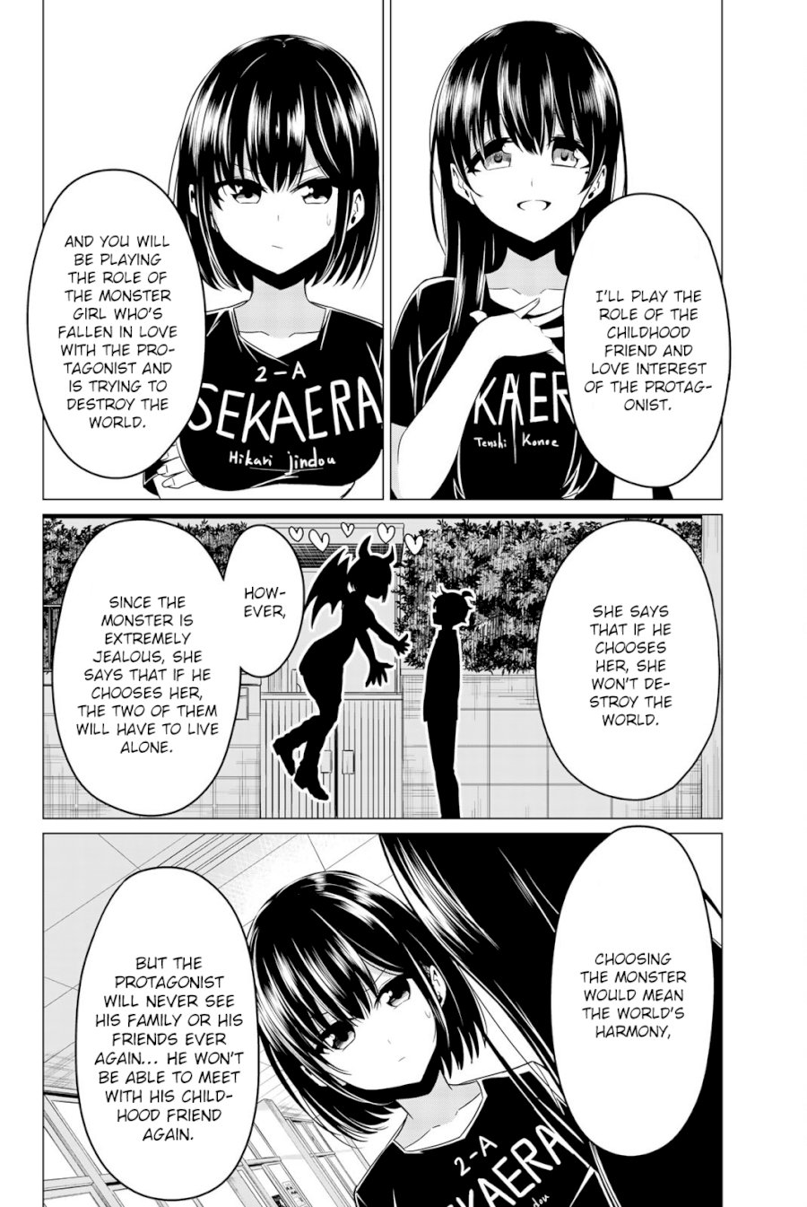 Sekai ka Kanojo ka Erabenai Chapter 27 - Page 16