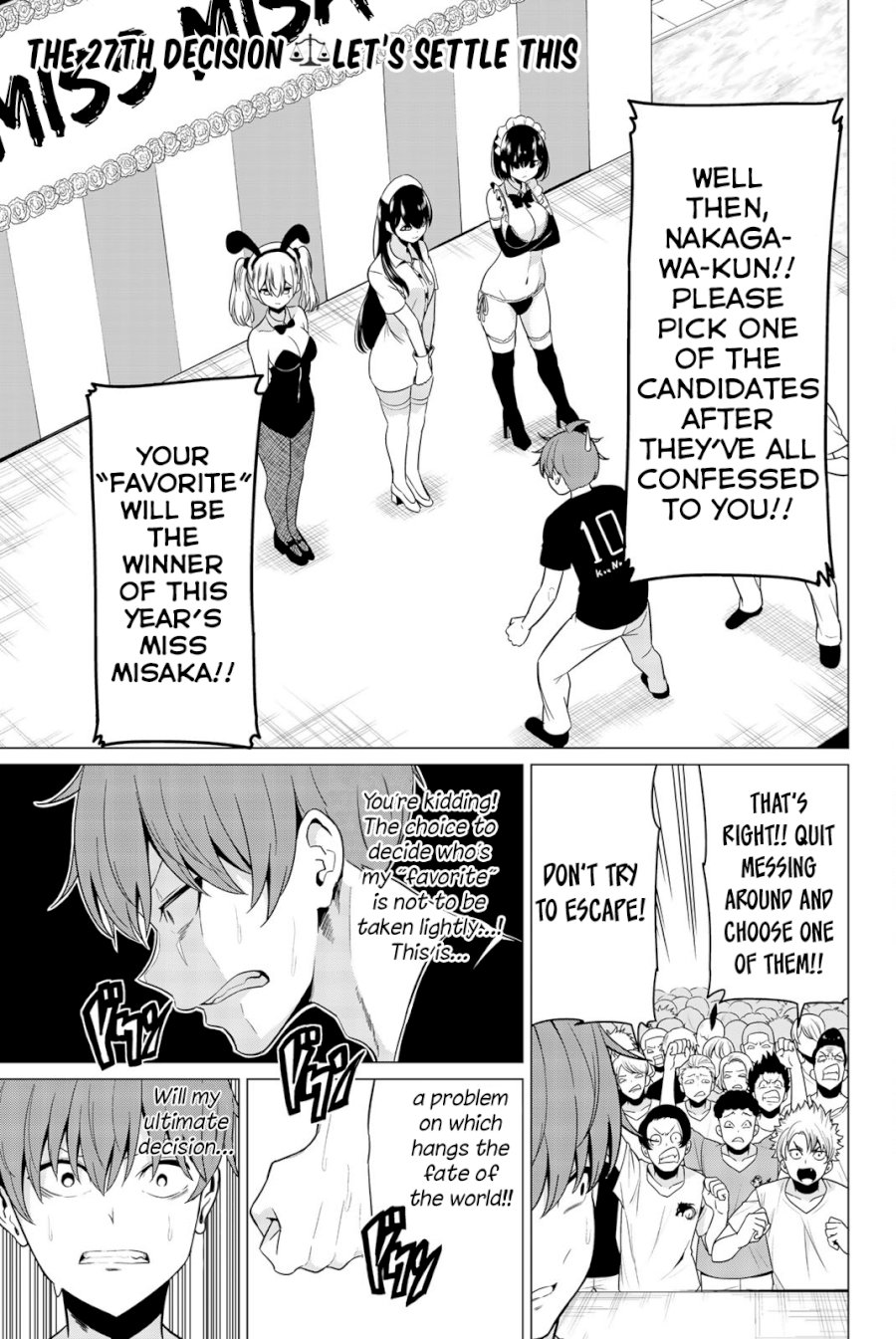 Sekai ka Kanojo ka Erabenai Chapter 27 - Page 2