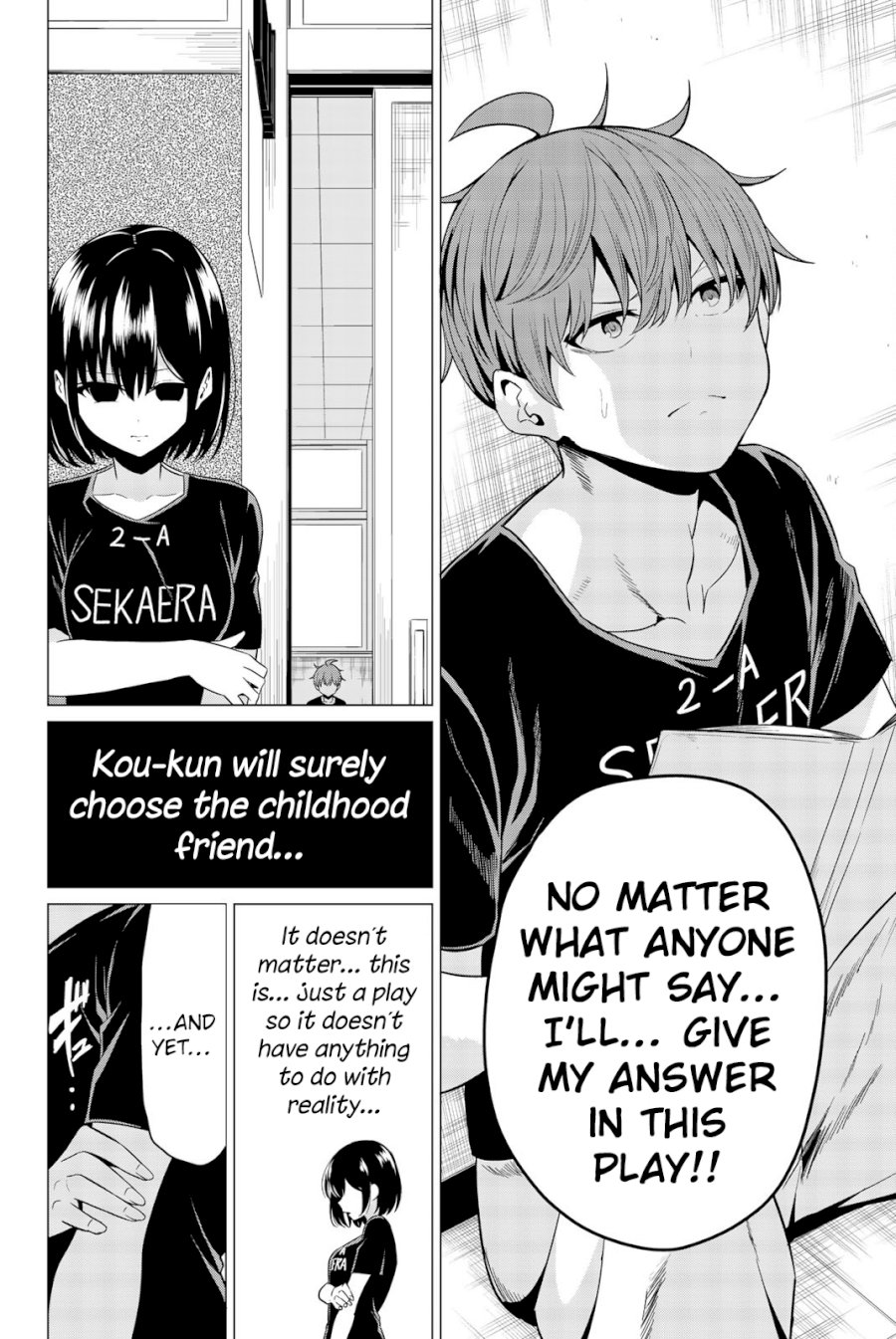 Sekai ka Kanojo ka Erabenai Chapter 27 - Page 24