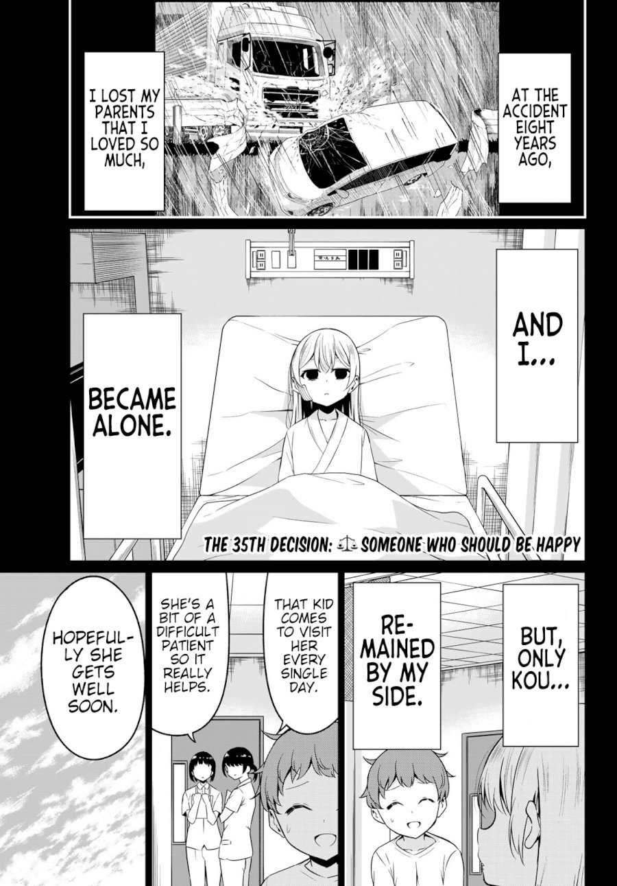 Sekai ka Kanojo ka Erabenai Chapter 35 - Page 3