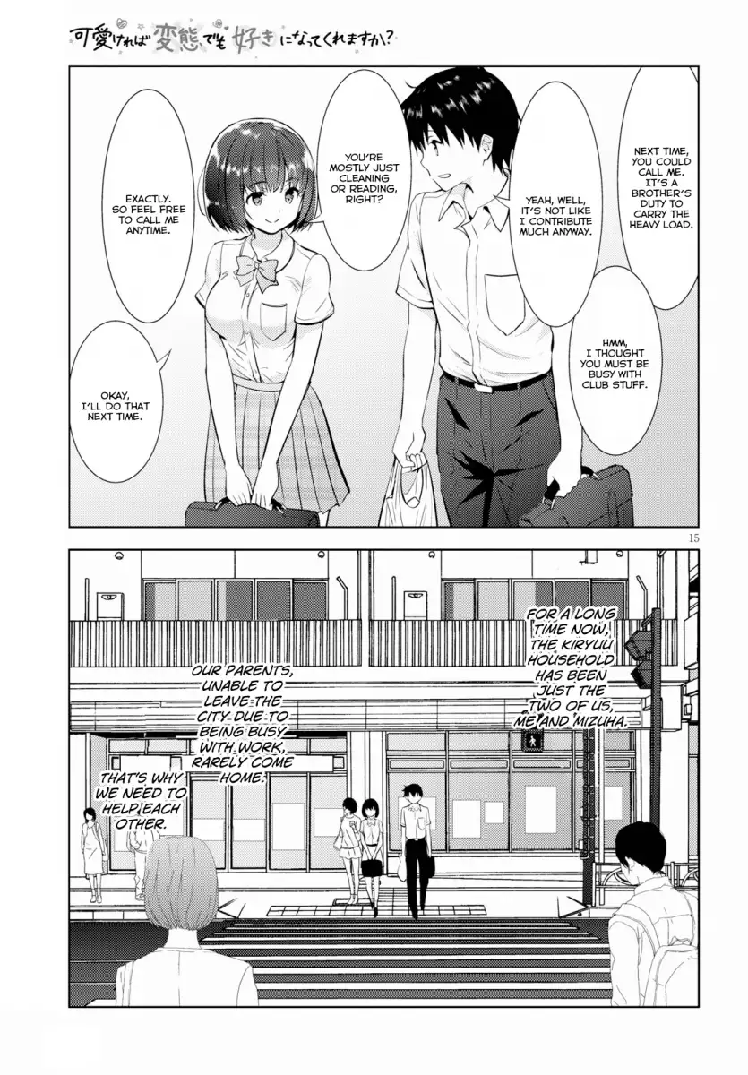 Kawaikereba Hentai demo Suki ni Natte Kuremasu ka? Chapter 14 - Page 15