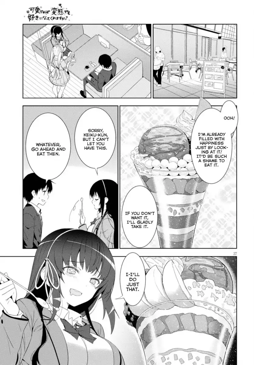 Kawaikereba Hentai demo Suki ni Natte Kuremasu ka? Chapter 4 - Page 27