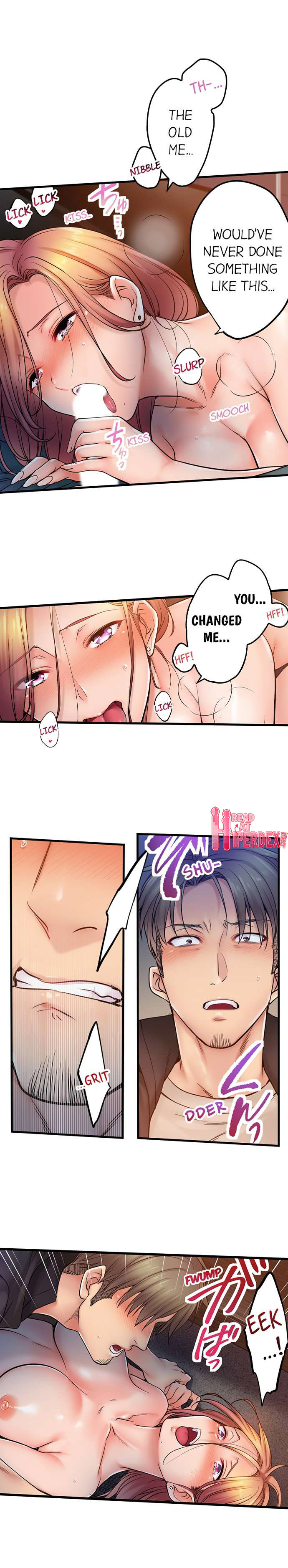 I Can’t Resist His Massage! Cheating in Front of My Husband’s Eyes Chapter 98 - Page 9