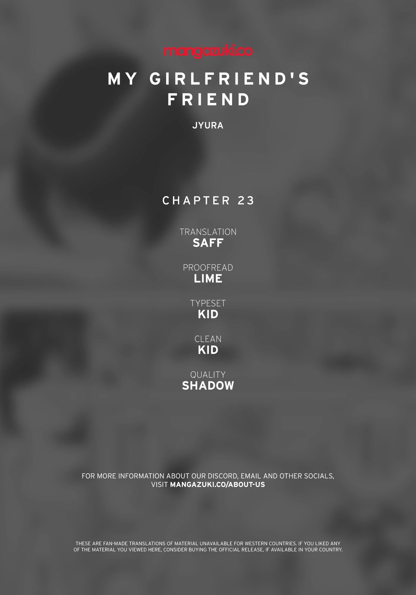 My Girlfriend's Friend Chapter 23 - Page 1