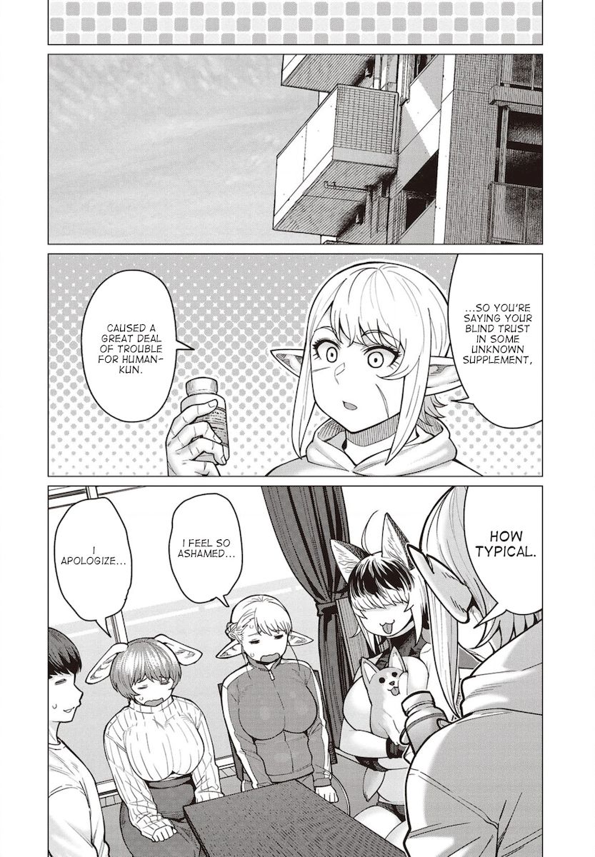 Elf-San Wa Yaserarenai. Chapter 34 - Page 17