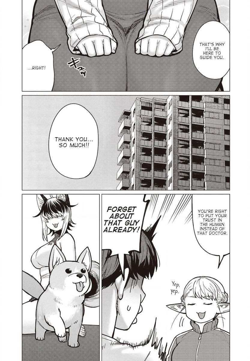 Elf-San Wa Yaserarenai. Chapter 34 - Page 20