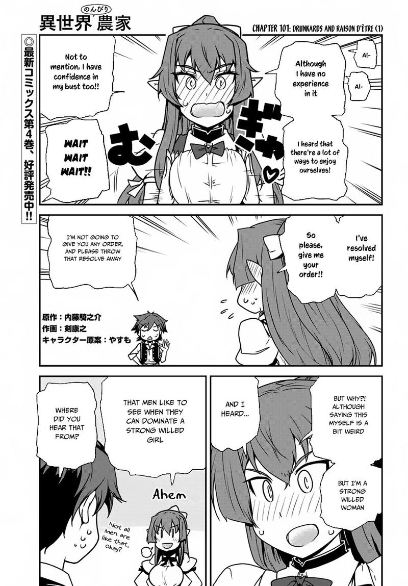 Isekai Nonbiri Nouka Chapter 101 - Page 1