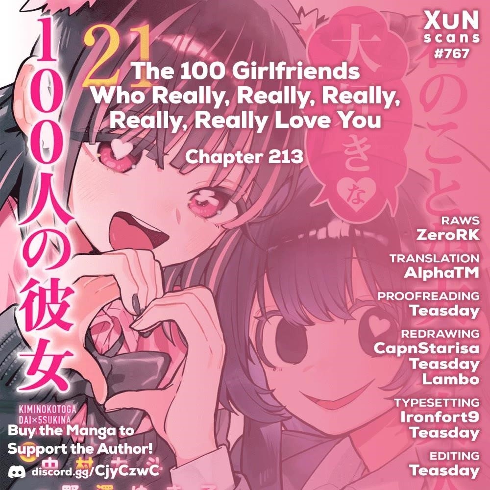 The 100 Girlfriends Who Really, Really, Really, Really, Really Love You Chapter 213 - Page 1