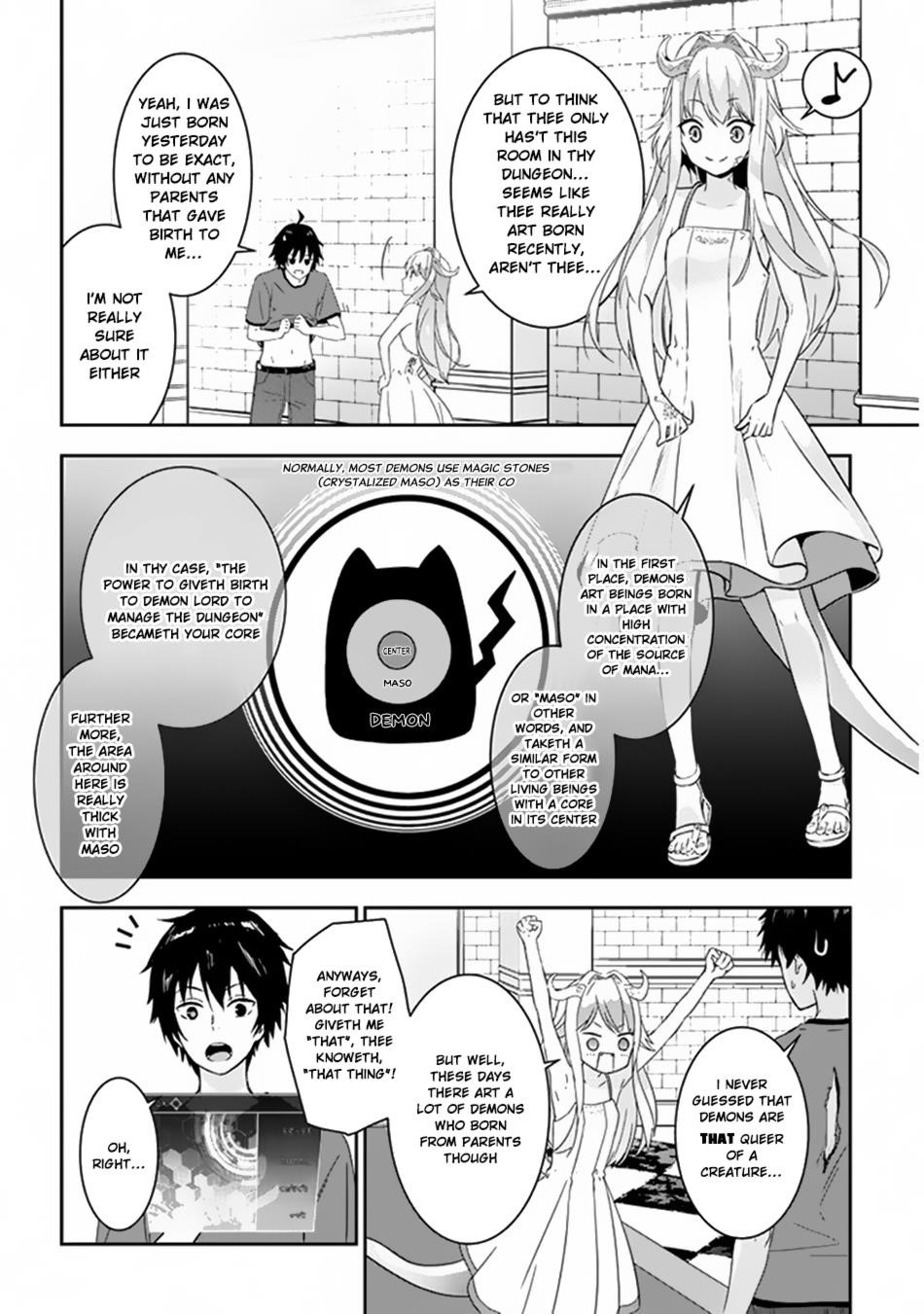 Maou Ni Natta Node, Dungeon Tsukutte Jingai Musume To Honobono Suru Chapter 1.5 - Page 9