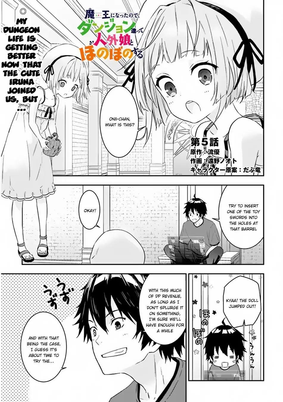 Maou Ni Natta Node, Dungeon Tsukutte Jingai Musume To Honobono Suru Chapter 5.1 - Page 1