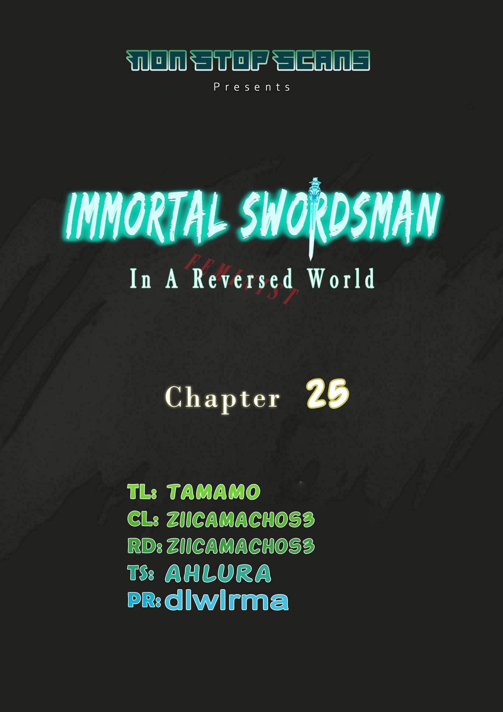 Immortal Swordsman In The Reverse World Chapter 25 - Page 1