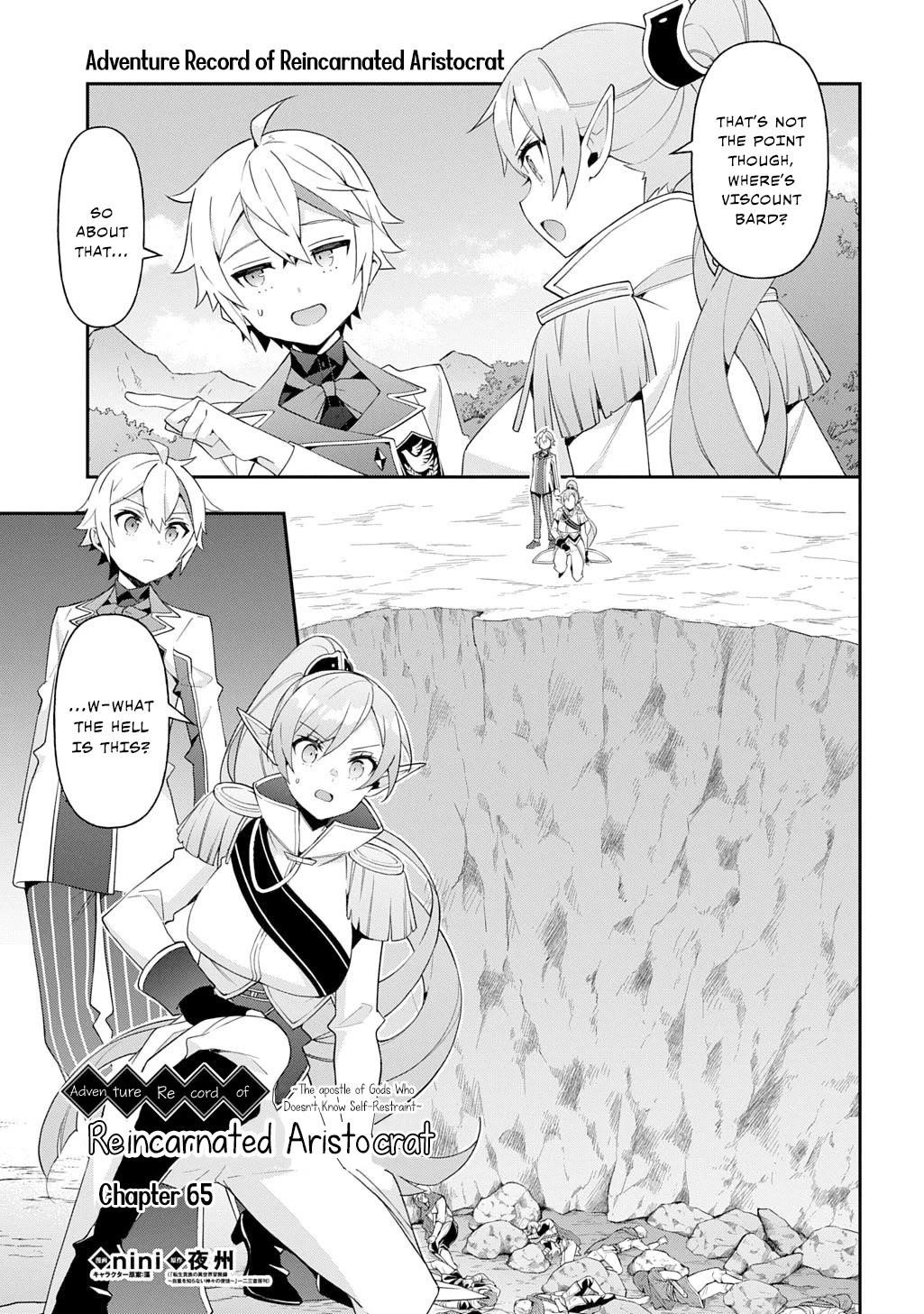 Tensei Kizoku No Isekai Boukenroku ~Jichou Wo Shiranai Kamigami No Shito~ Chapter 65 - Page 3