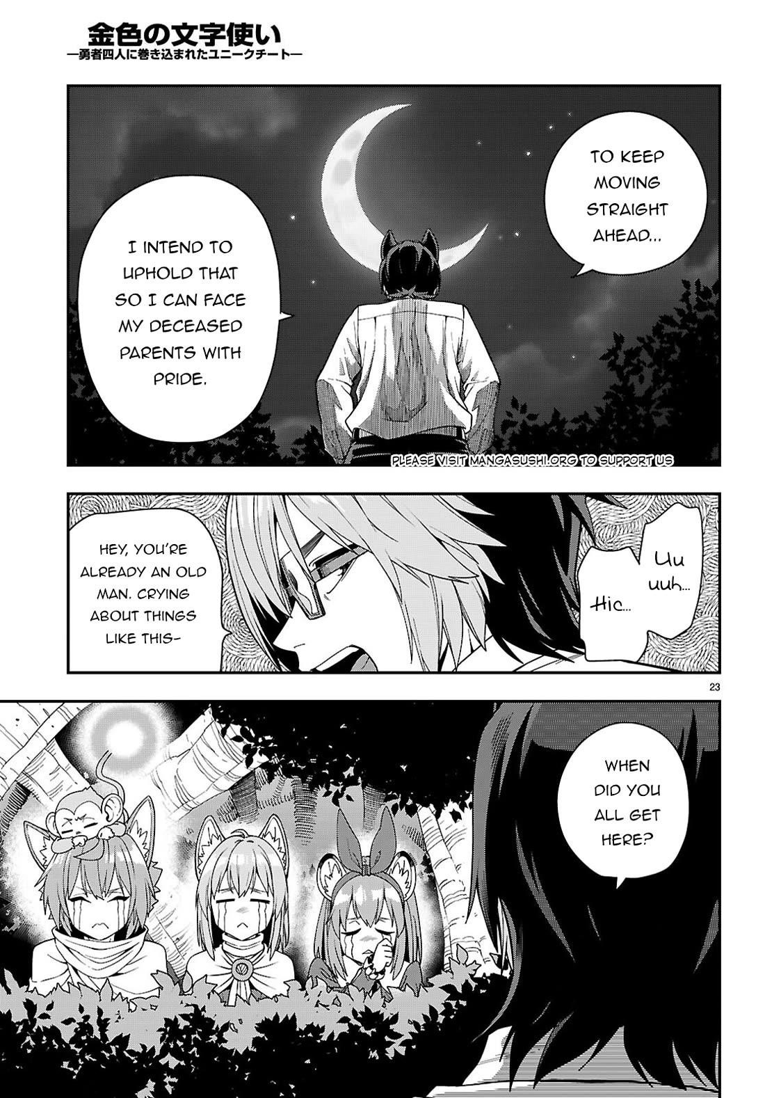 Konjiki No Moji Tsukai – Yuusha Yonin Ni Makikomareta Unique Cheat Chapter 113 - Page 21