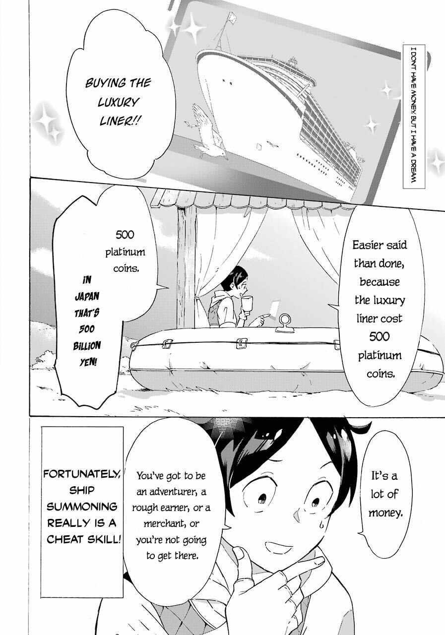 Striving For The Luxury Liner!! ~Get That Rich Isekai Life With A Ship Summoning Skill~ Chapter 4 - Page 2