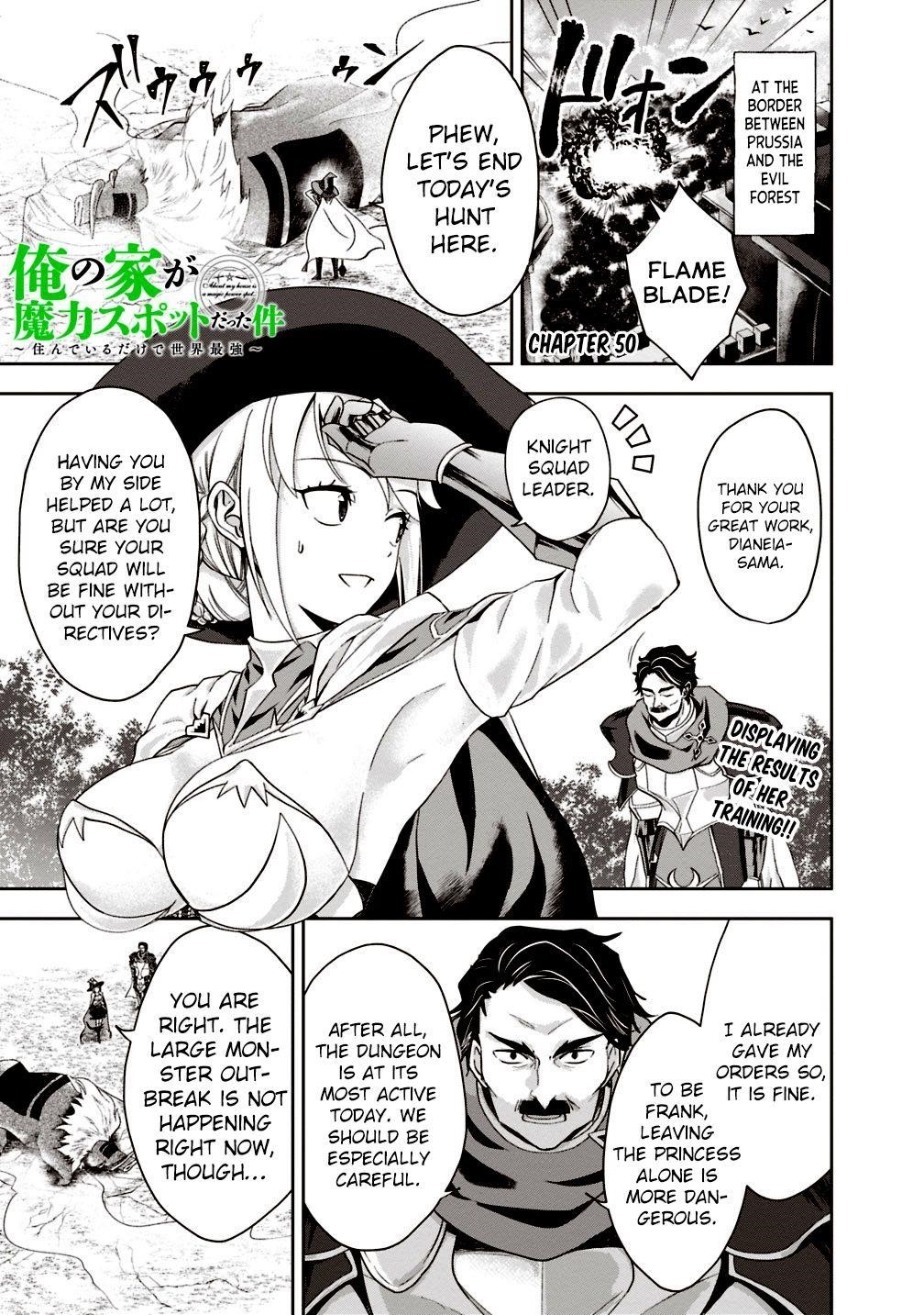 Ore No Ie Ga Maryoku Spot Datta Ken – Sundeiru Dake De Sekai Saikyou Chapter 50 - Page 1