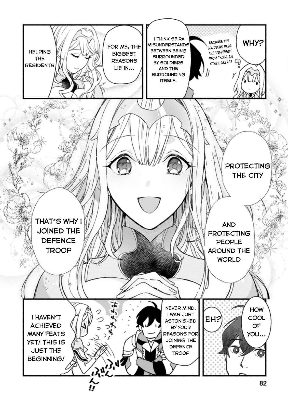 Sono Monban, Saikyou Nitsuki: Tsuihou Sareta Bougyo Ryoku 9999 no Senshi, Outo no Monban Toshite Musou Suru Chapter 3.2 - Page 10