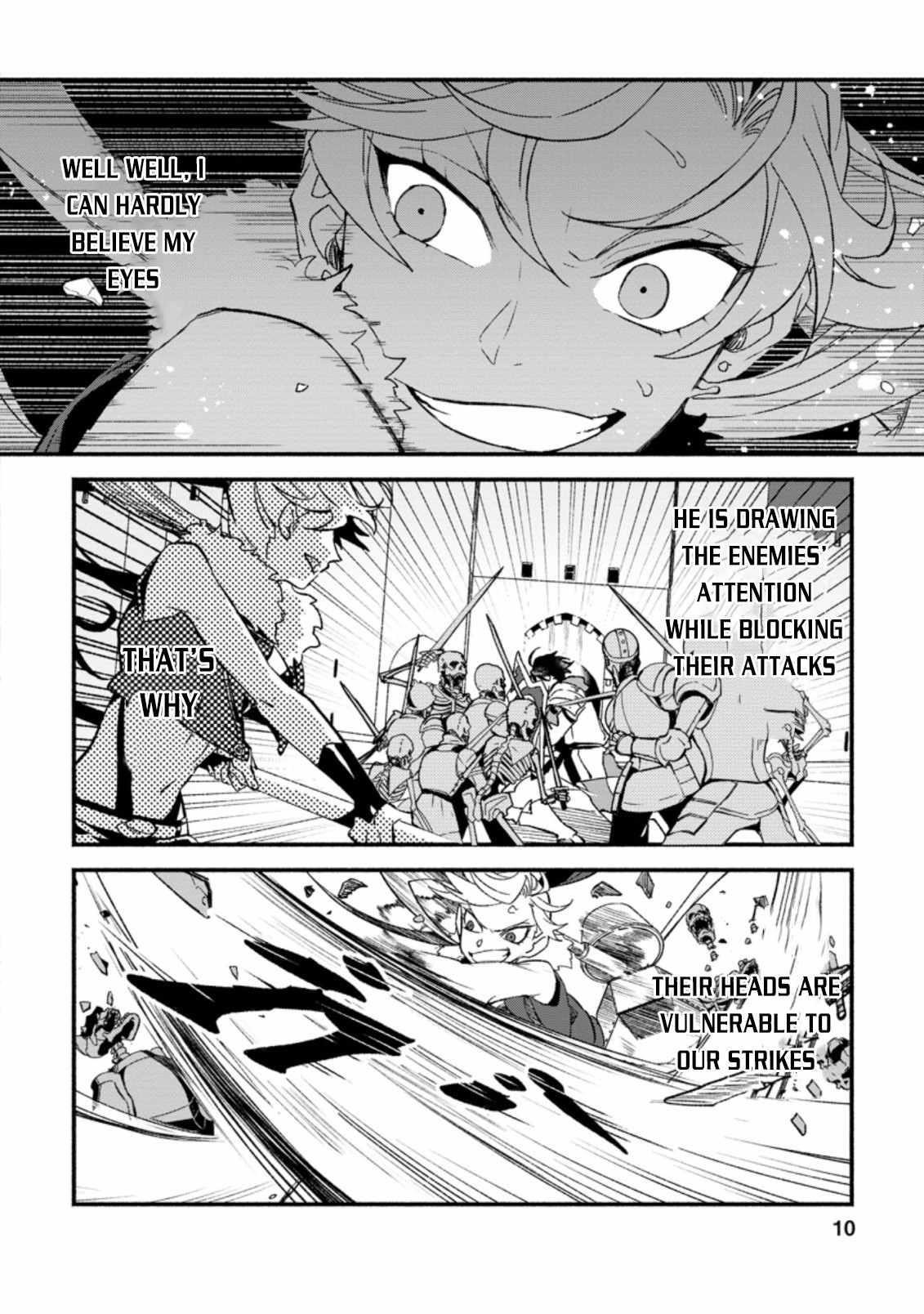 Sono Monban, Saikyou Nitsuki: Tsuihou Sareta Bougyo Ryoku 9999 no Senshi, Outo no Monban Toshite Musou Suru Chapter 6 - Page 7