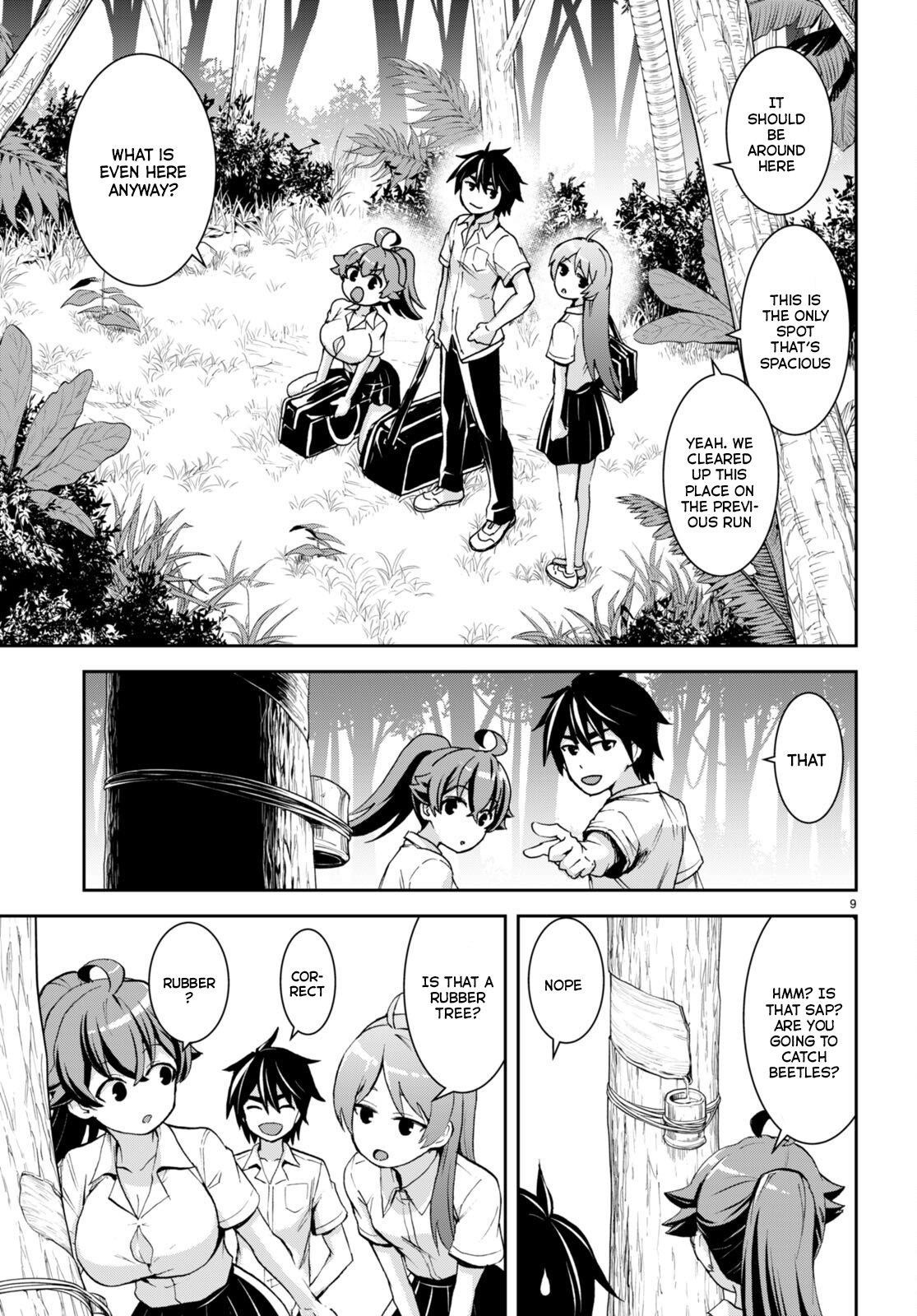 Isekai Yurutto Survival Seikatsu: Gakkou No Minna To Isekai No Mujintou Ni Tenishitakedo Ore Dake Rakushou Desu Chapter 23 - Page 9