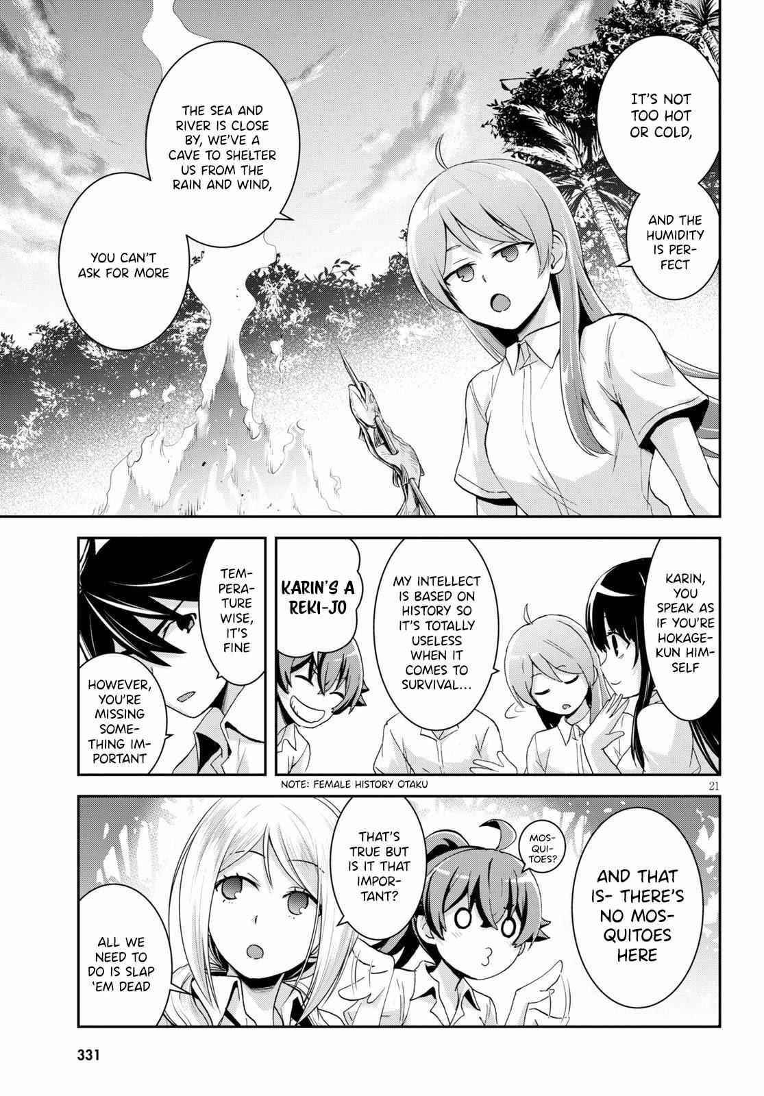 Isekai Yurutto Survival Seikatsu: Gakkou No Minna To Isekai No Mujintou Ni Tenishitakedo Ore Dake Rakushou Desu Chapter 5 - Page 21