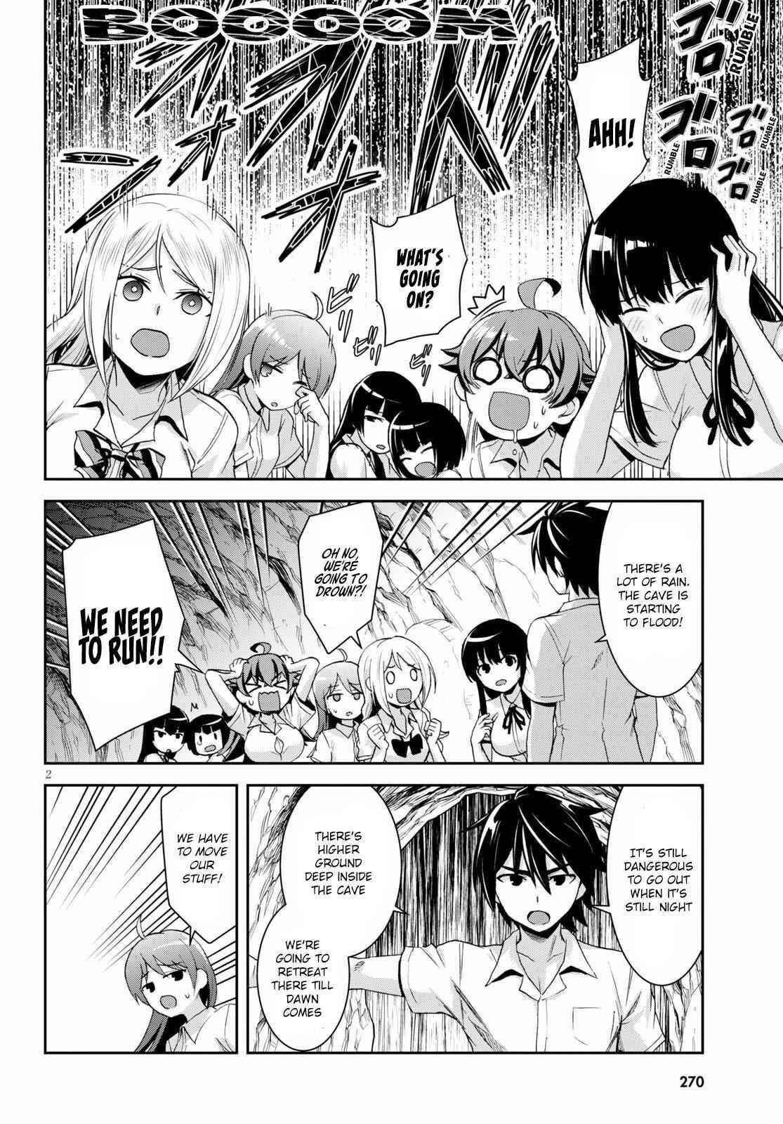 Isekai Yurutto Survival Seikatsu: Gakkou No Minna To Isekai No Mujintou Ni Tenishitakedo Ore Dake Rakushou Desu Chapter 8 - Page 2