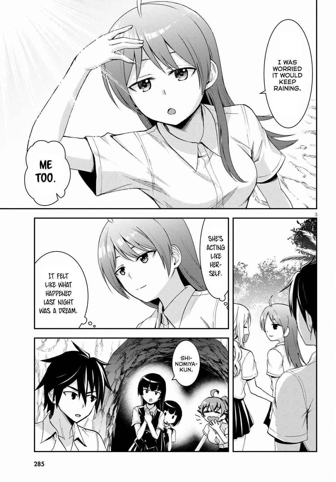 Isekai Yurutto Survival Seikatsu: Gakkou No Minna To Isekai No Mujintou Ni Tenishitakedo Ore Dake Rakushou Desu Chapter 9 - Page 3