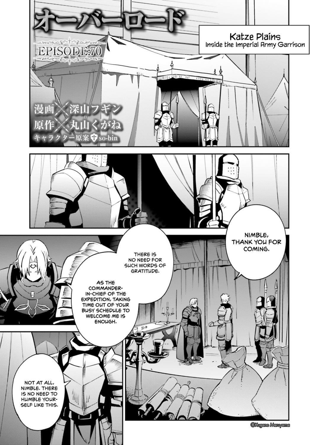 Overlord Chapter 70 - Page 1