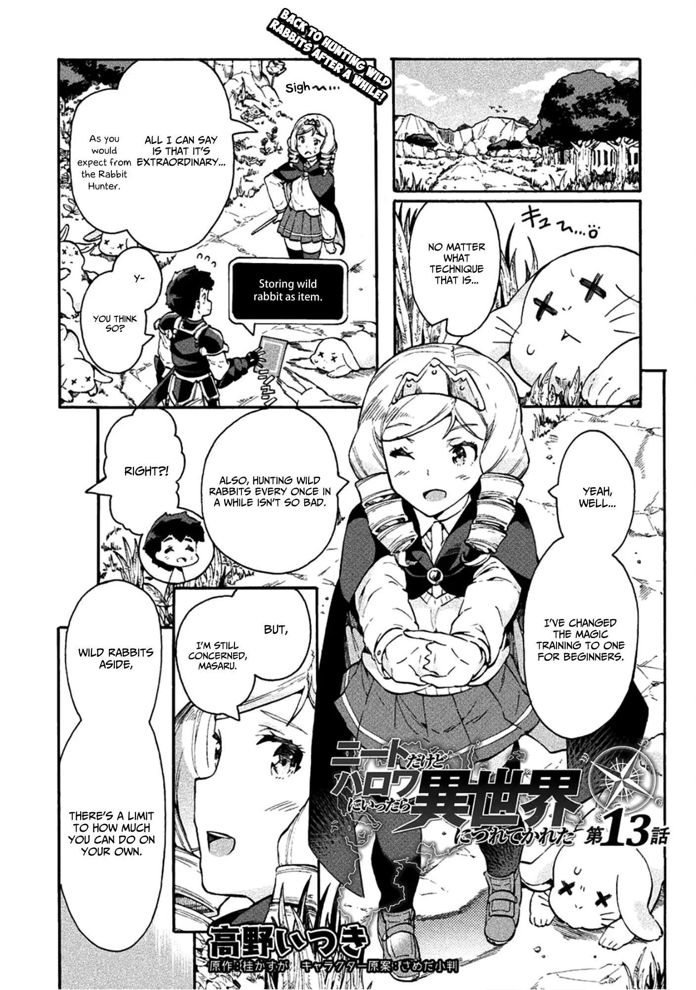 Neet Dakedo Hello Work Ni Ittara Isekai Ni Tsuretekareta Chapter 13 - Page 1