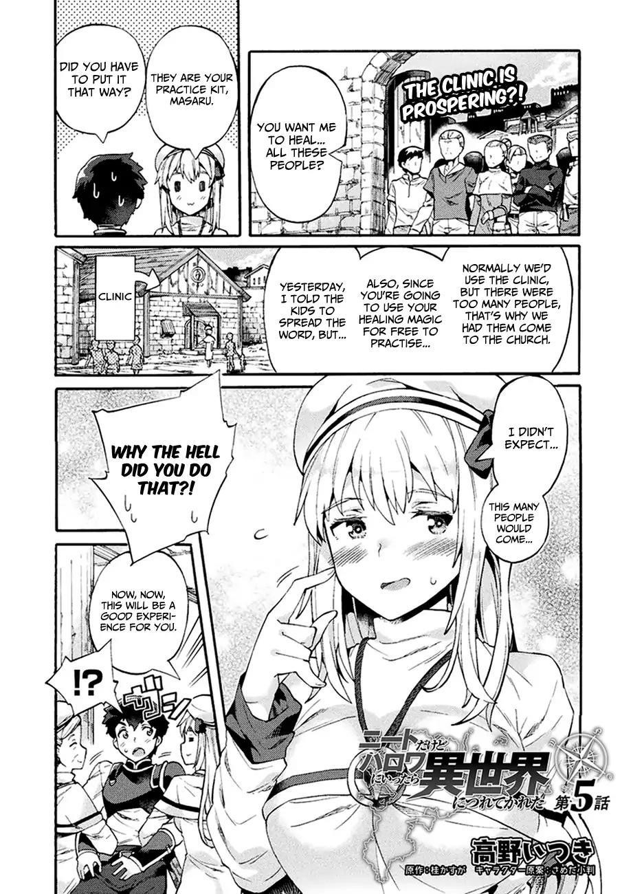 Neet Dakedo Hello Work Ni Ittara Isekai Ni Tsuretekareta Chapter 5 - Page 1