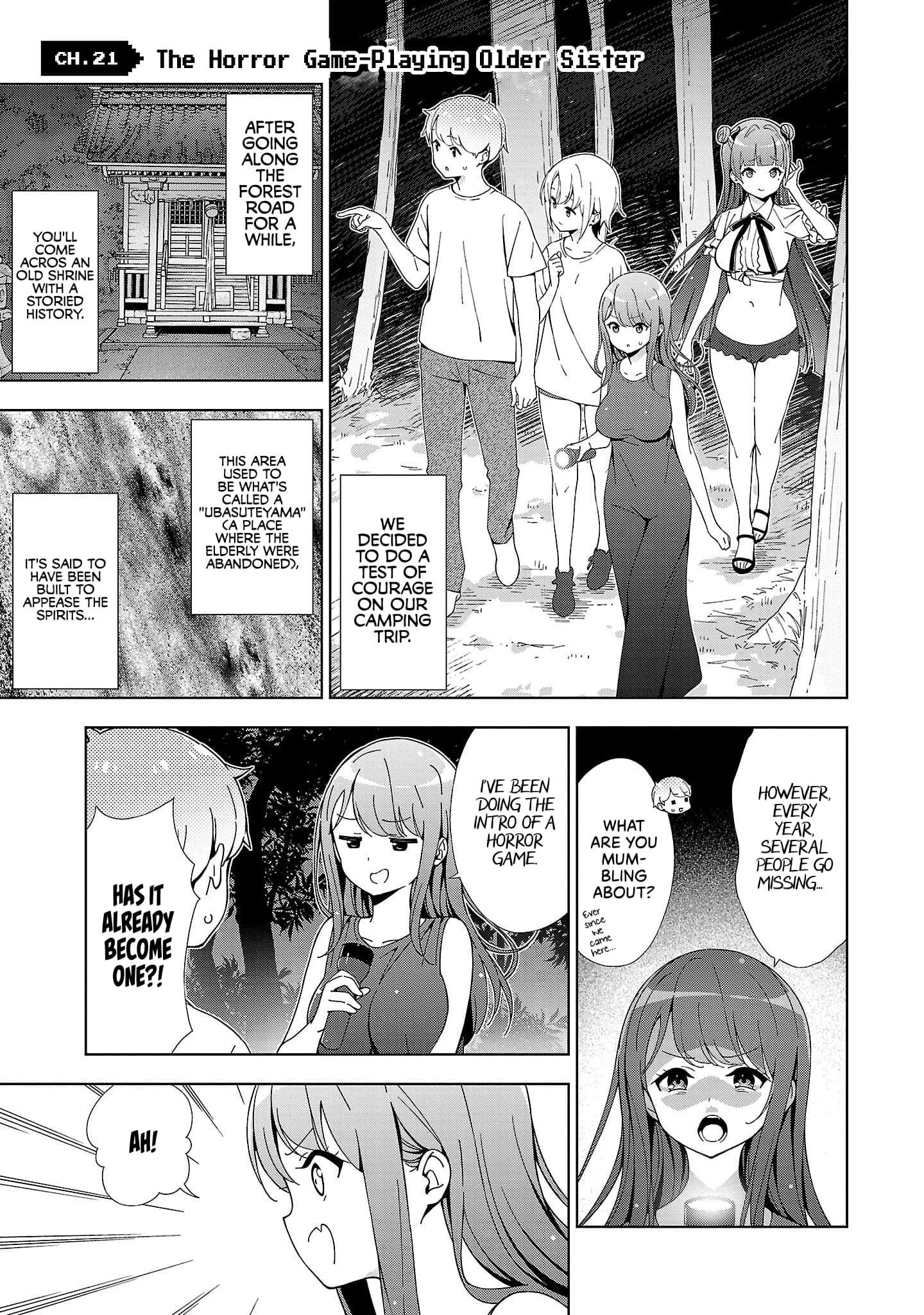 My “Onee-chan’s” Personality Changes When She Plays Games Chapter 21 - Page 1