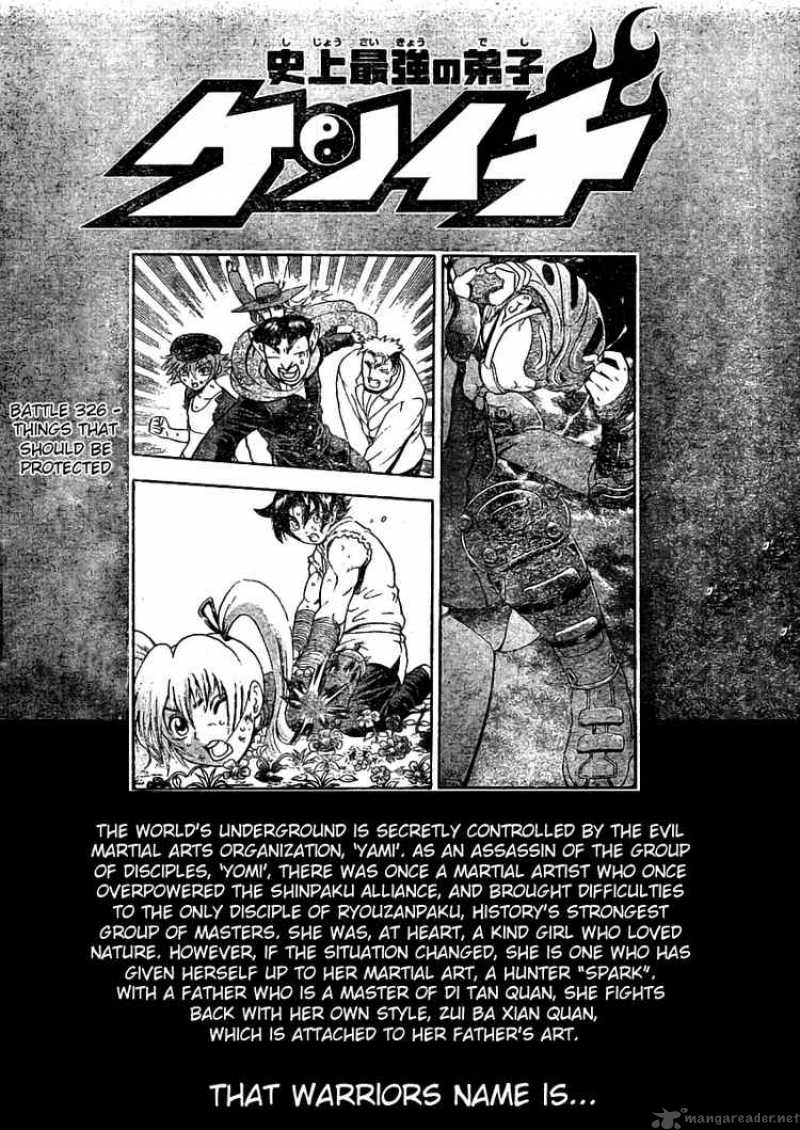 History’s Strongest Disciple Kenichi Chapter 326 - Page 1